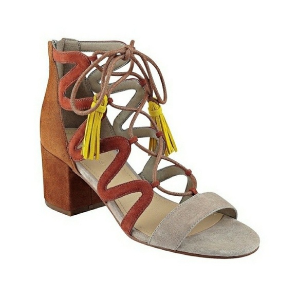 Sassy Marc Fisher Gilly Lace-Up Sandals - Picture 2 of 7